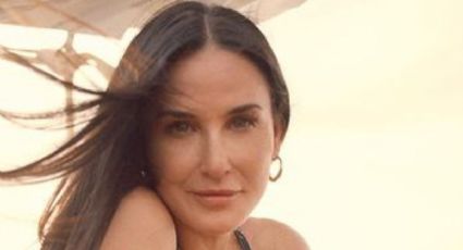 Así celebró Demi Moore que será abuela por primera vez