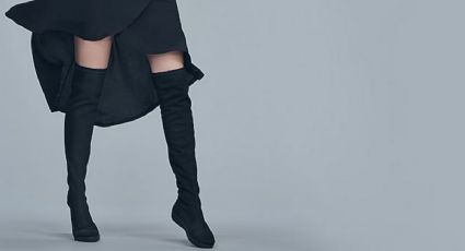 Estas son las ‘botas over the knee’ que causan un efectos segunda piel y son las favoritas del invierno