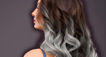 Despídete (para siempre) de las canas con este balayage platinado