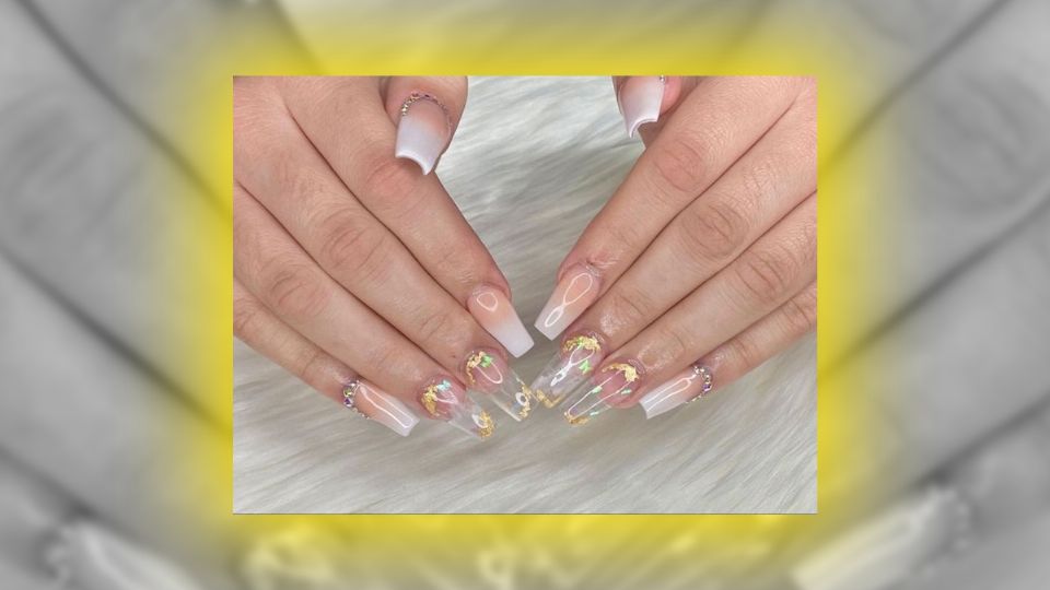 Manicura encapsulada, la técnica ideal para estas fiestas. Fuente: producción Panorama