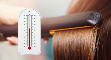 Esta es la temperatura ideal para planchar el cabello