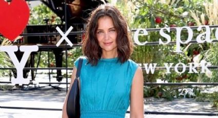 Katie Holmes demuestra cómo estiliza un vestido de crochet