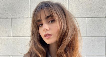 Lily Collins sorprende con un vestido eco sustentable y elegante