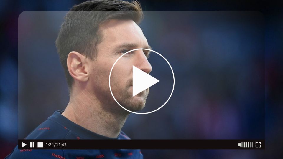 Lionel Messi canta como Luis Miguel. Fuente:producción Panorama