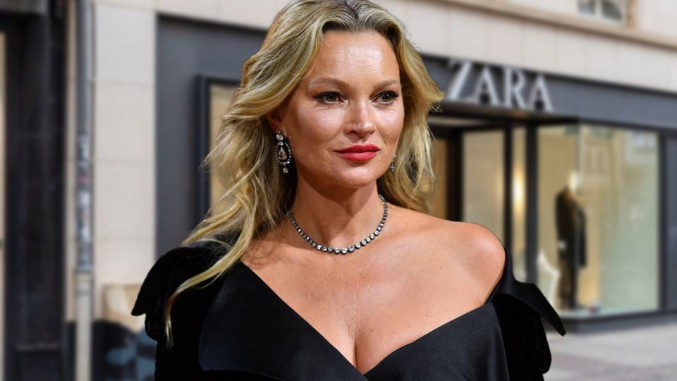 Kate Moss, un ícono de la moda que se suma a Zara. Fuente: producción Panorama