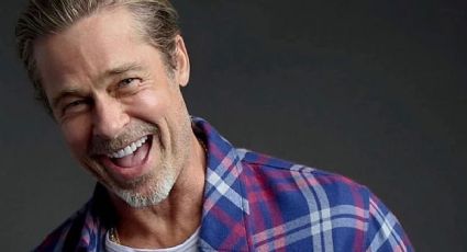 Brad Pitt confirma su belleza al llevar falda con borceguíes de cuero