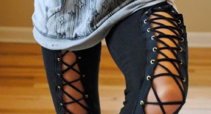 3 modelos de ’pantalones lace up’ para definir las piernas después de los 40