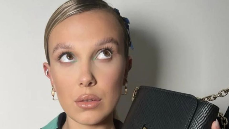 Millie Bobby Brown luce el corte de pelo bob de media melena ideal para el otoño. Fuente: Instagram @milliebobbybrown