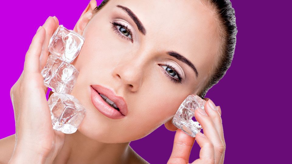 El hielo puede ser muy bueno para el rostro. Fuente: producción Panorama