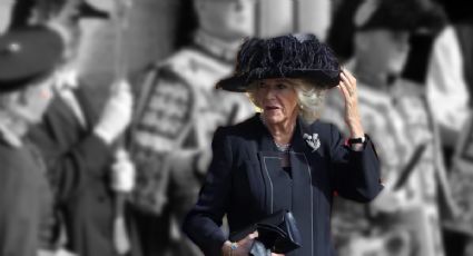 El significado del sombrero que llevó Camilla Paker Bowles en el funeral de su suegra en Escocia