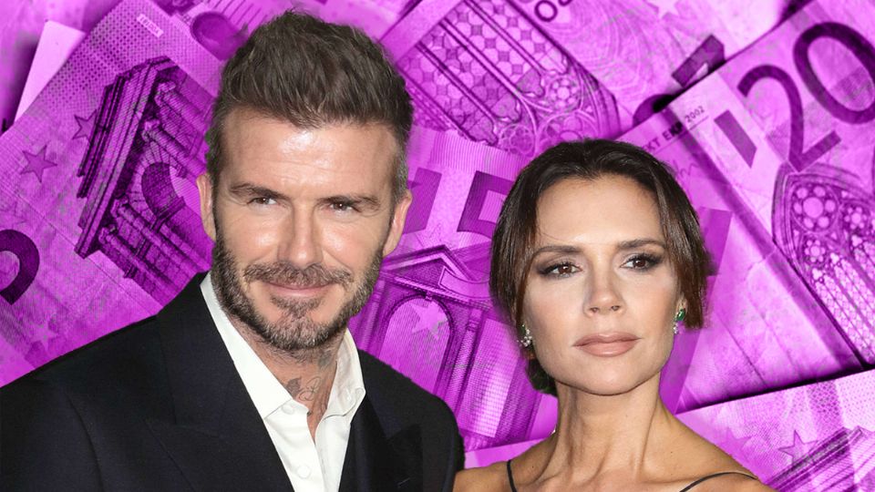 Toma aire antes de conocer cuánto dinero ganan por semana David y Victoria Beckham. Fuente: Producción Panorama