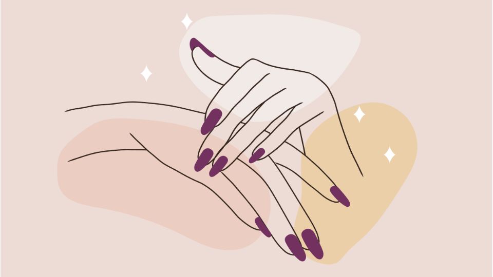 3 diseños de uñas minimalista elegantes para mujeres de 40. Fuente: Producción Panorama.