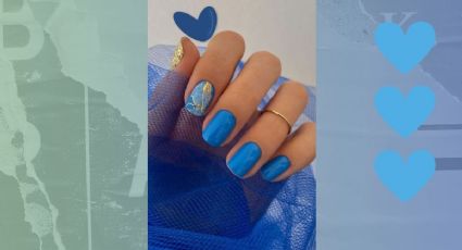 Manicura azul, el color más elegante y vibrante para tus uñas