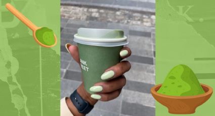 Manicura té matcha, el diseño con esmalte verde que todas quieren