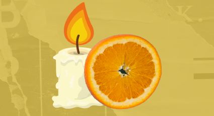 Crea una vela anti mosquitos usando solamente una naranja