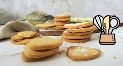 Sin harina, prepara estas galletitas de vainilla saludables y deliciosas