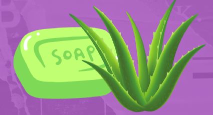 Jabón de aloe vera para combatir acné y granitos