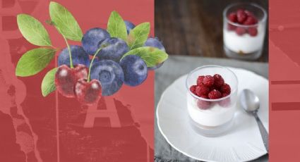 Mousse de ricotta y frutos rojos, la receta ideal para Navidad