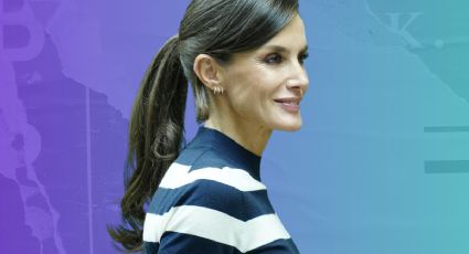 El truco de la Reina Letizia para lucir una cintura de avispa con este vestido