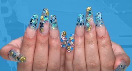 Manicura “Ocean Gemstone”: 3 ideas con diseños llamativos y de relieves