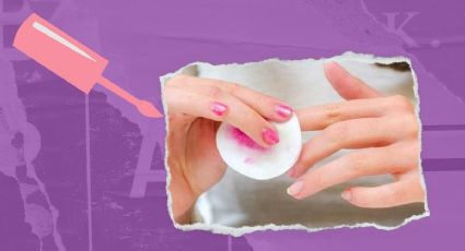 El trucazo para retirar el esmalte de las uñas sin manchas los dedos