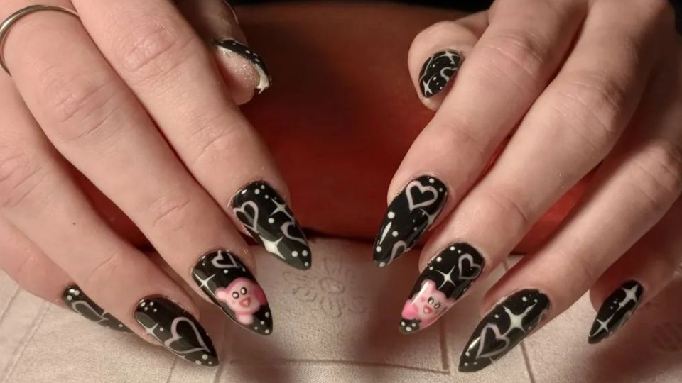 Ideas de manicura baddie. Fuente: instagram @badbinailss