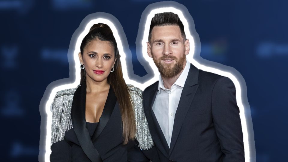 Antonela Roccuzzo y Lionel Messi.