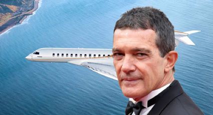 Trata de no llorar al conocer el valor del jet privado de Antonio Banderas