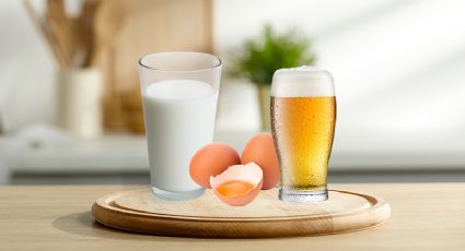 Leche, huevo y cerveza: los 3 ingredientes para una biotina casera que acelera el crecimiento del cabello y previene canas