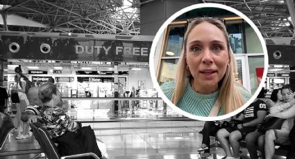 No saldrás de tu asombro al ver la máquina expendedora de make up que encontró esta influencer española en un aeropuerto