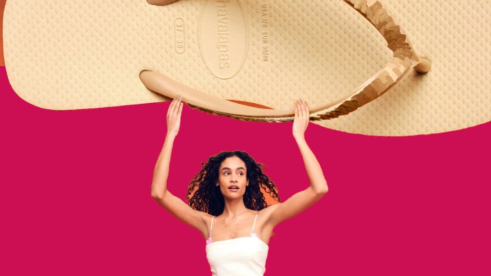 Di hola a las Havaianas de punta cuadrada porque son la estrella del verano: Producción Panorama/instagram @havaianas