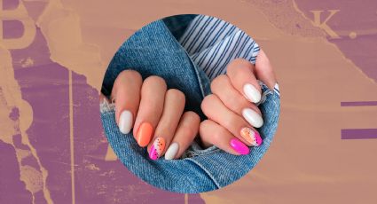 5 diseños de manicura naranja para lucir manos de 30 a los 40