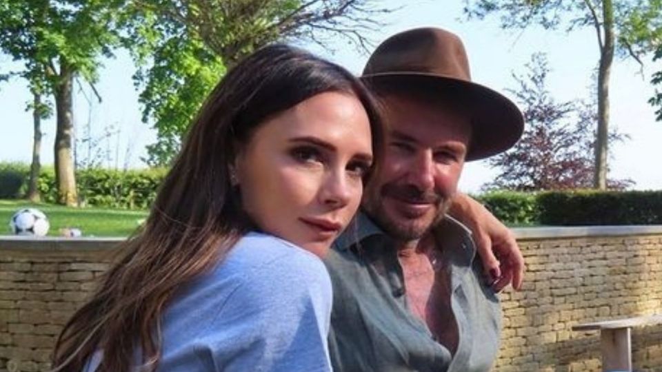 Victoria y David Beckham. Fuente: instagram @victoriabeckham.