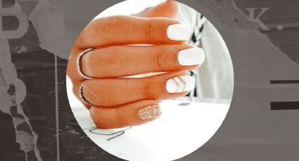 4 diseños de manicura en tono blanco para lucir manos elegantes aún con uñas cortas