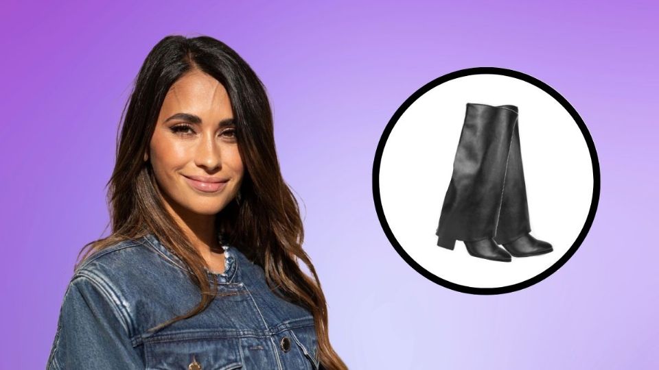 Estas son las botas tendencia de Antonela Roccuzzo. Fuente: producción Panorama España