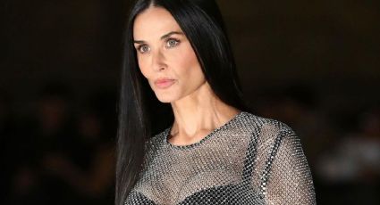 Demi Moore confirma cómo llevar transparencia a los 61 años