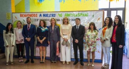 Infantas Elena y Cristina sorprenden al visitar un colegio en Madrid con su mismo nombre