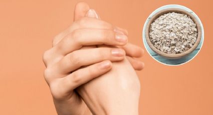 Así puedes usar avena para rejuvenecer las manos