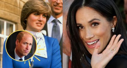 La polémica reacción del príncipe William cuando compararon a Meghan Markle con Lady Di