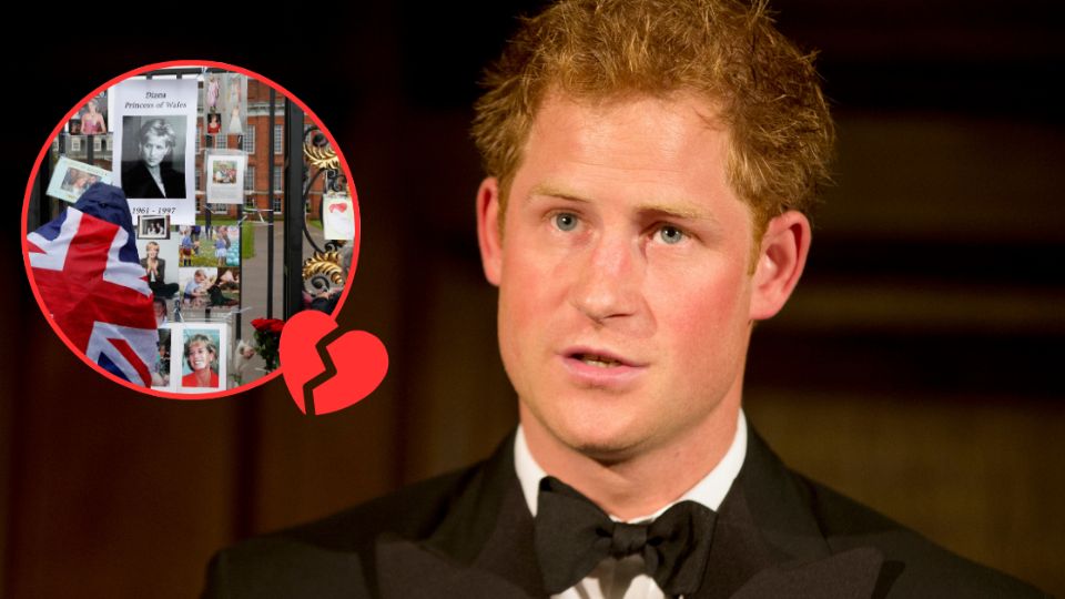 El desgarrador regalo que le dieron al príncipe Harry después de la muerte de Lady Di