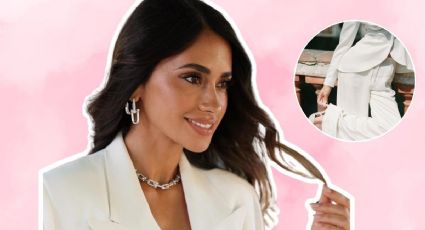 Cómo llevar un traje blanco para lucir elegante al estilo de Antonela Roccuzzo