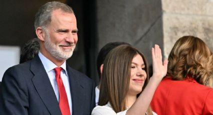 La emoción y felicidad del rey Felipe y la Infanta Sofía en un partido de infarto entre España e Inglaterra