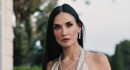 Demi Moore deslumbra con el look old money que estiliza la silueta