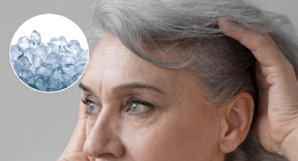 Hieloterapia: ¿Cómo eliminar las canas SIN TINTE con esta mascarilla fría?